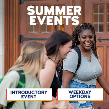 Summer Events: introductory event, weekday options