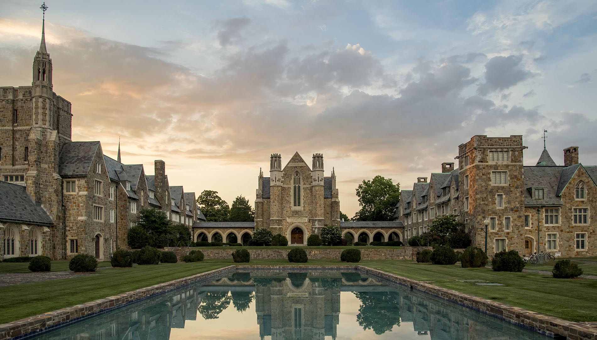 Ford Building at sunset