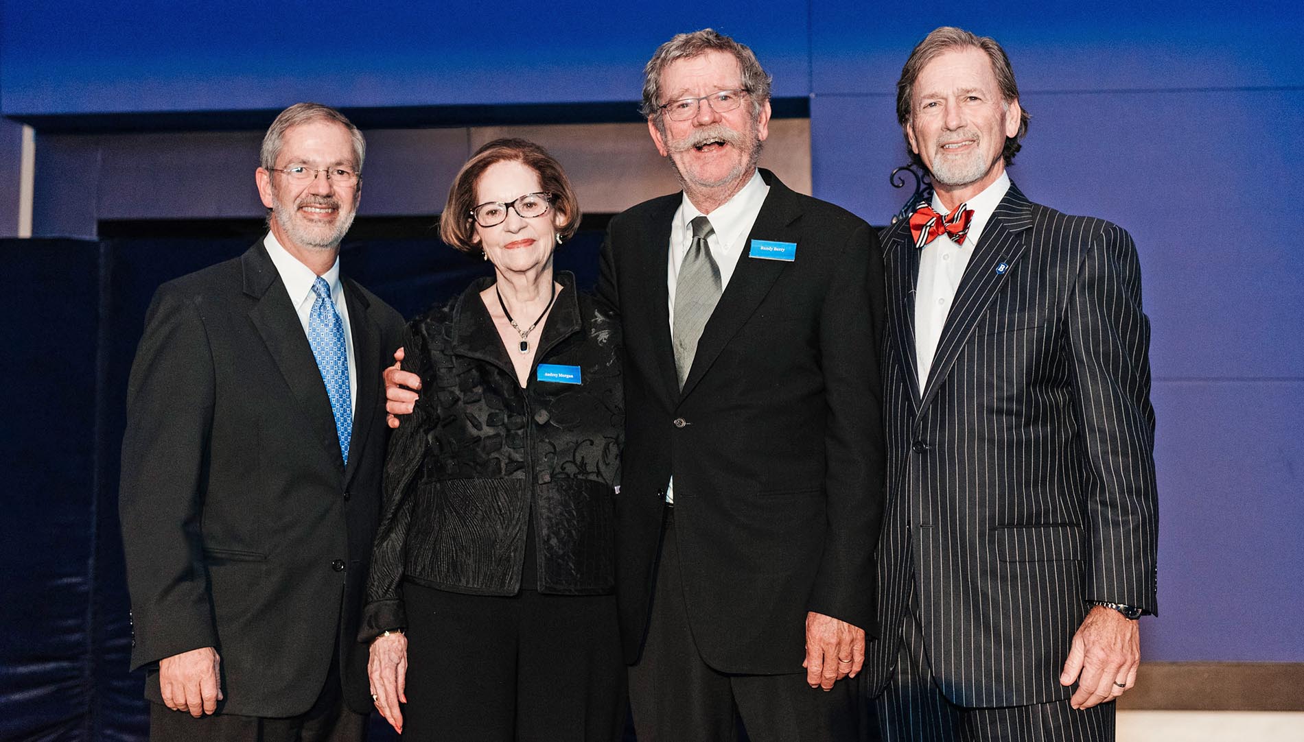 Group of honorees with Steve Briggs