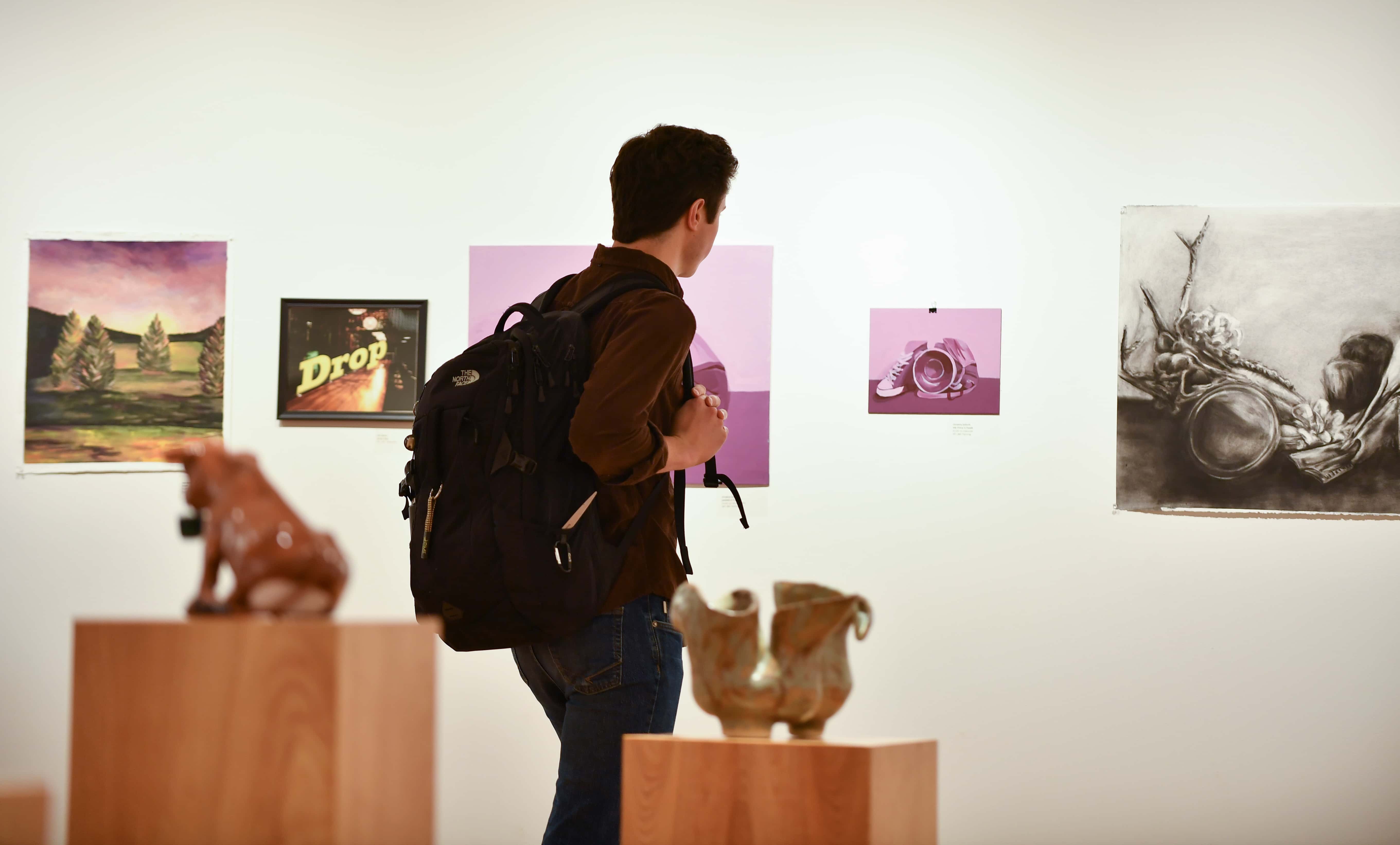 Moon Gallery with Art