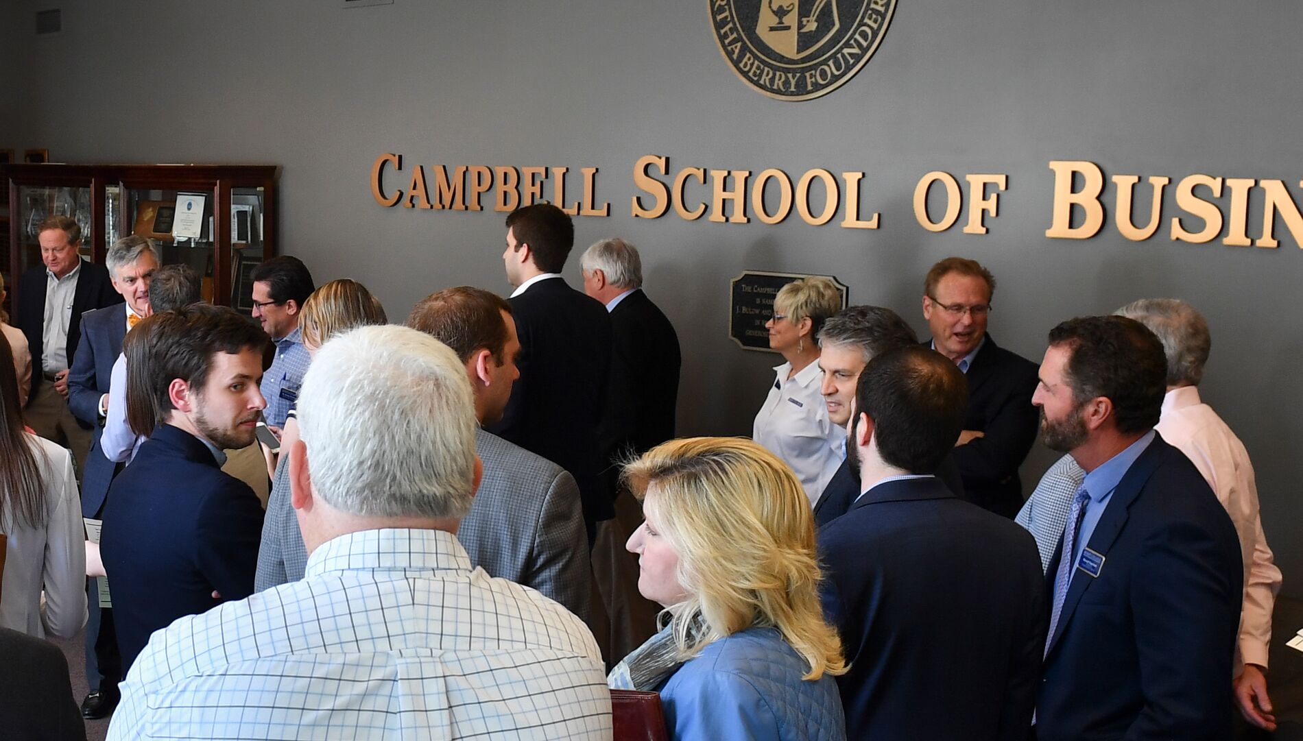 Visitors in Green Hall