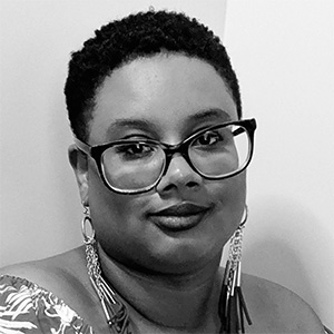 Diamond Forde in Black and white