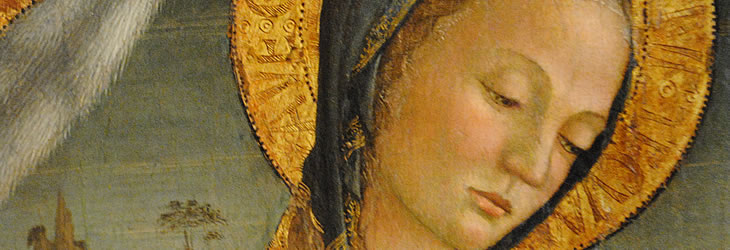 Detail of Madonna and Child Altarpiece