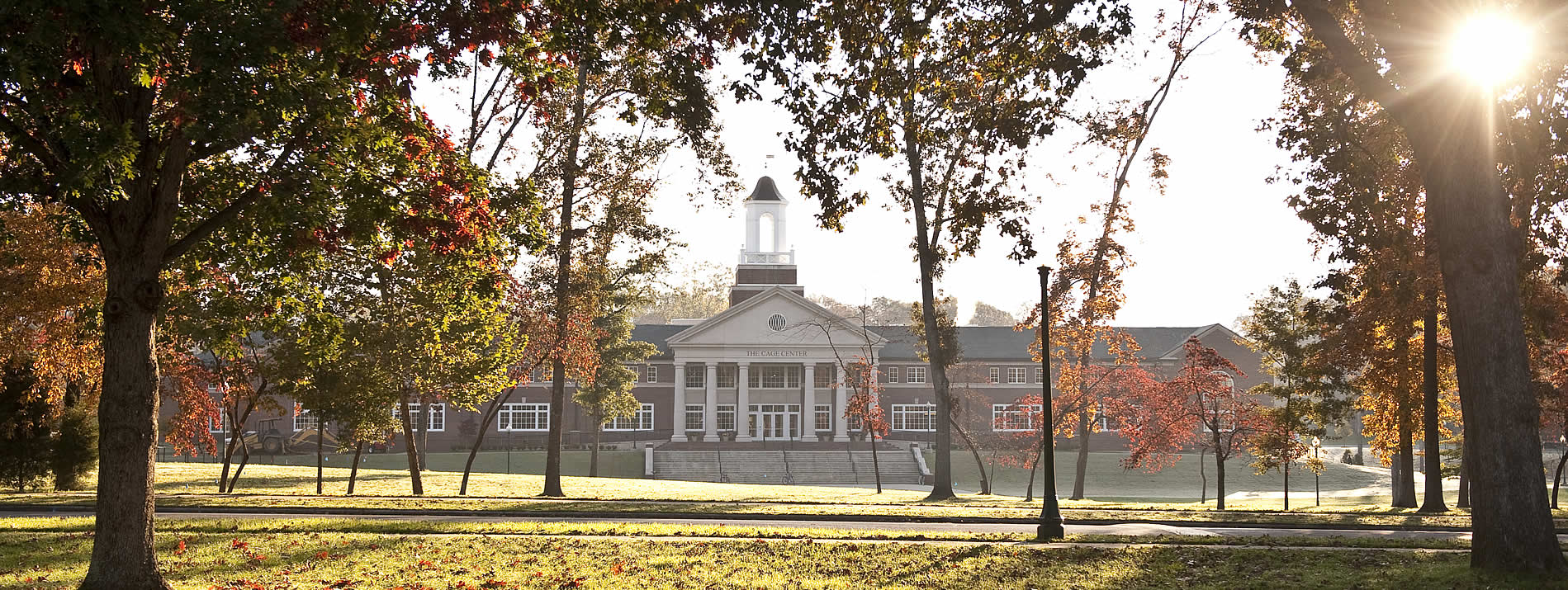 Cage Center in the fall