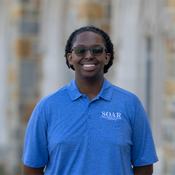 Marcus Muriithi, junior Biochemistry major 